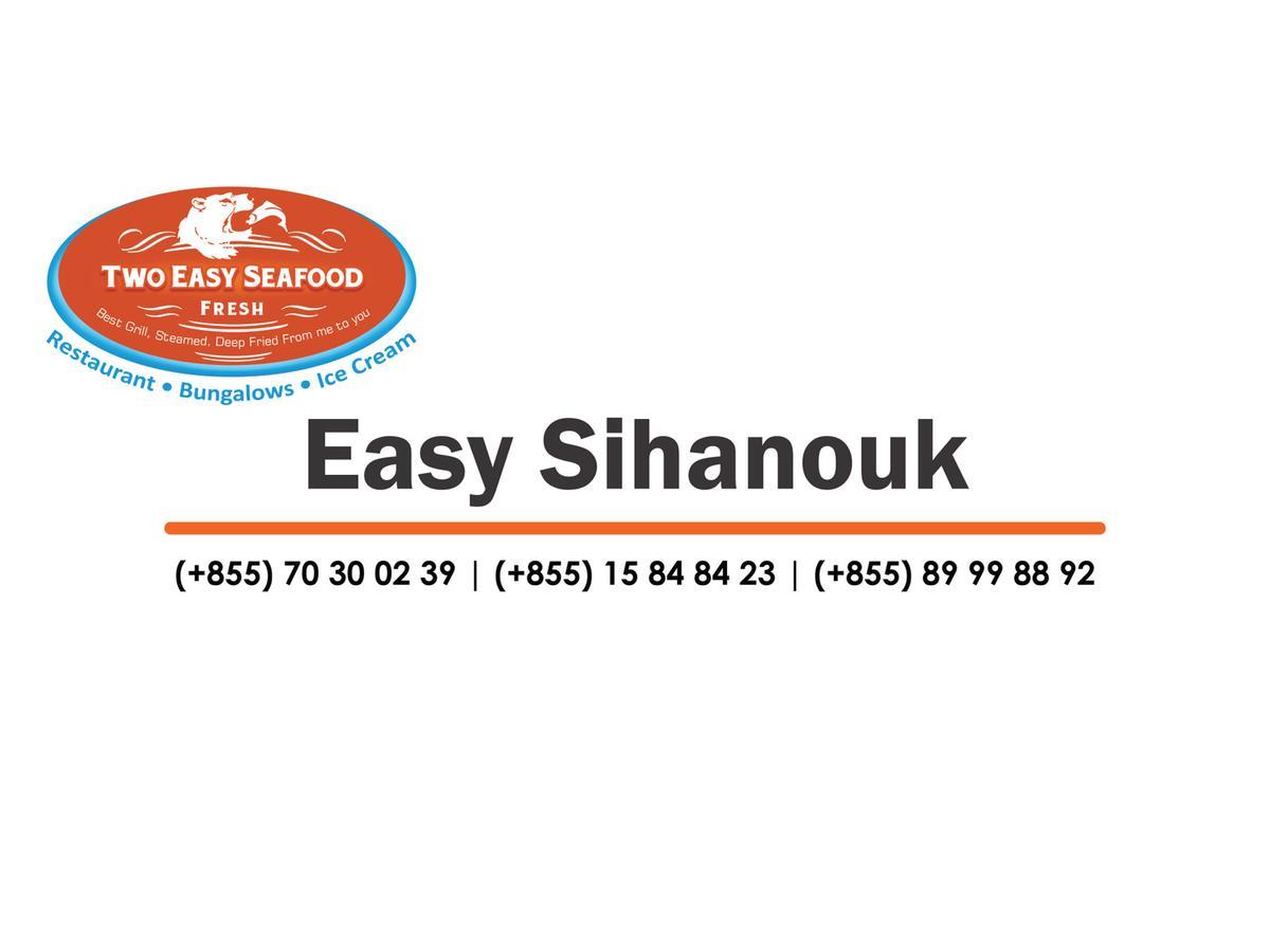 Two Easy Bungalow Hotel Sihanoukville Bagian luar foto